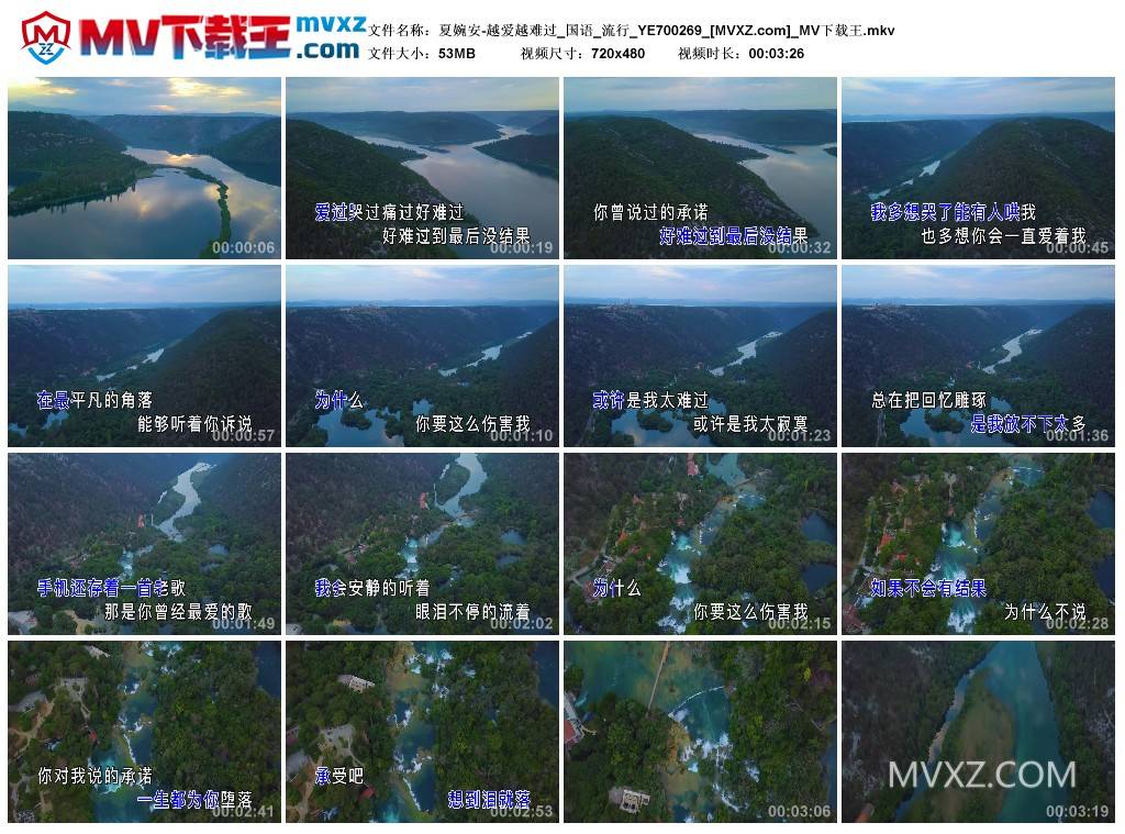 夏婉安-越爱越难过_国语_流行_YE700269